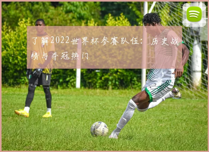 了解2022世界杯参赛队伍：历史战绩与夺冠热门